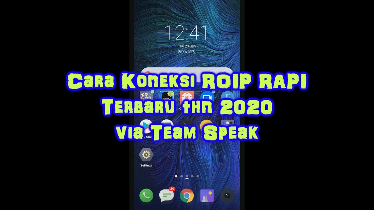 Cara Koneksi Roip RAPI Terbaru Melalui Team Speak Android - YouTube
