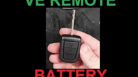 Holden Commodore VE Key Battery Remote Replacement CR3032