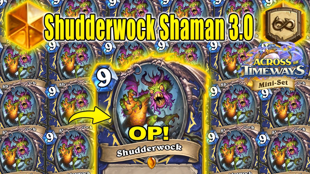 Infinite Shudderwock Shaman Deck That's Beyond Crazy OP! Across the Timeways Min-Set | Hearthstone