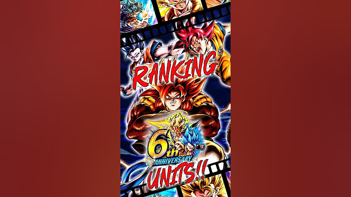 Rating EVERY 6th Anniversary Unit in Legends #dbl
