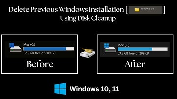 Delete Windows.old Folder in Windows 10/11 🧹 | Free Up Huge Disk Space Fast!