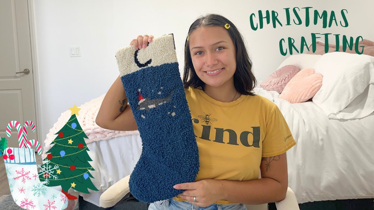 I made a punch needle stocking! YouTube