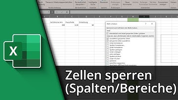 Excel Zellen sperren | Excel Felder sperren ✅ Tutorial