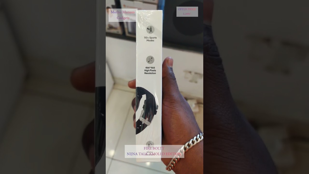 boltt ninja talk amoled edition best smart watch under 3000  new model fire bolt best smart watch