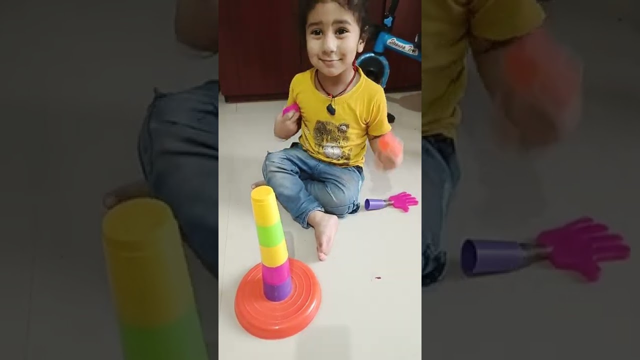 smart baby perfection in stacking cups 😍👍