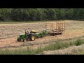 Baling Hay - Long Play... 2018 Deere 5055d, 348 and 42 Ejector
