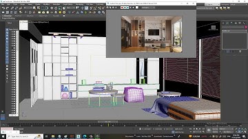 3DsMax Tutorials, Learn 3D Modeling a Wall Unit Furniture from Scratch in 3dsmax ( Part 6)