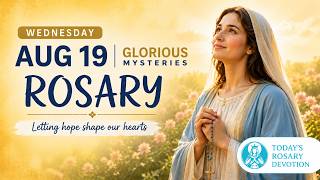 🛐 Today's Holy Rosary Giving Us Hope While We Prayer 🛐