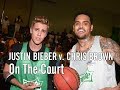 Justin Bieber Gets Beat By Chris Brown on The Basketball Court