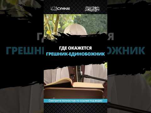 Где окажется грешник-единобожник? || Сирадж Абу Тальха