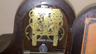 1929 E. Ingraham Bim Bam Tambour Mantel Clock