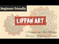 Lippan art  lippan art  for beginners  step by step tutorial  best out of waste