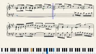 BWV 798 - Sinfonia No. 12 in A major