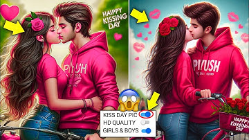 Create 3D Ai Happy kiss💋 day image creator 2024 | happy kiss day| bing image creator | new tutorial 