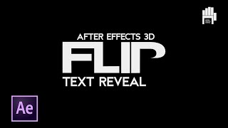 Flipping Text Reveal After Effects Tutorial