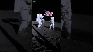 Apollo 14 -Astronauts plant U.S. Flag on the Moon #Shorts