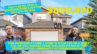 🏡Discover this Fully Developed 2 Storey in a Cul-De-Sac in desirable Springbank Hill. Calgary Homes