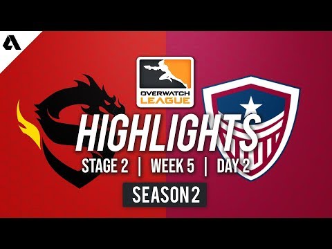 Shanghai Dragons vs Washington Justice | Overwatch League S2 Highlights - Stage 2 Week 5 Day 2