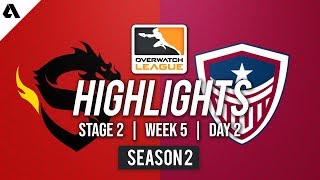 Shanghai Dragons vs Washington Justice | Overwatch League S2 Highlights - Stage 2 Week 5 Day 2
