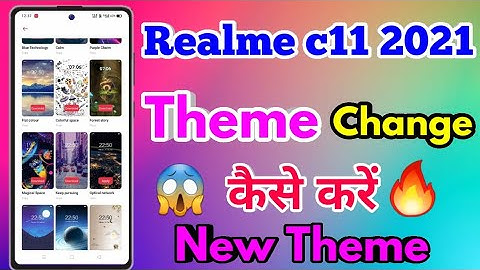 Realme C11 2021 Theme Setting | Realme C11 Theme Change