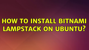 Ubuntu: How to install Bitnami lampstack on Ubuntu?