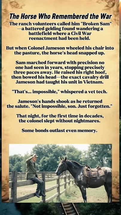 The Horse Who Remembered the War | #horserescue