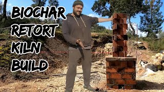How I Built A Biochar Retort Kiln #biochar