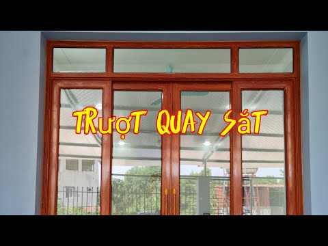 Video CỬA TRƯỢT QUAY SẮT, SƠN GIẢ GỖ, CHẾ CỬA TRƯỢT QUAY SẮT - youtube