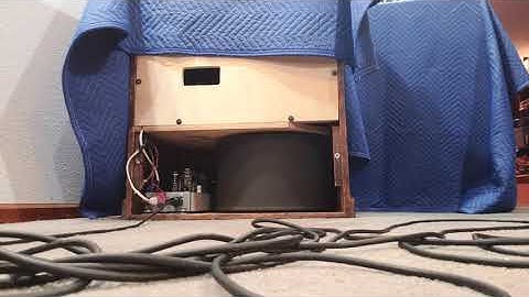 Sound Check On A Freshly Refurbished Leslie 122 Amplifier ~ September 23, 2020