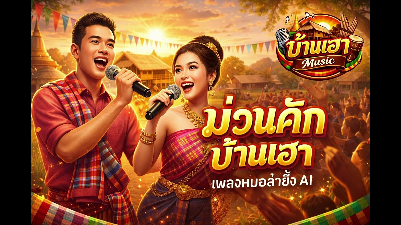 ม่วนคักบ้านเฮา | เพลงหมอลำซิ่ง AI | บ้านเฮา Music