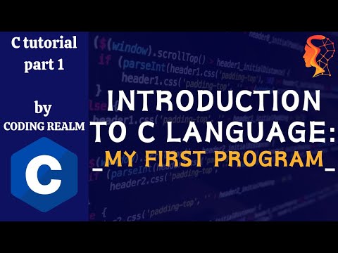 INPUT AND OUTPUT - MY FIRSTPROGRAM IN C LANGUAGE _ LECTURE 1 #coding # ...