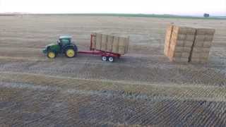 Baling Straw With Malecha Farms