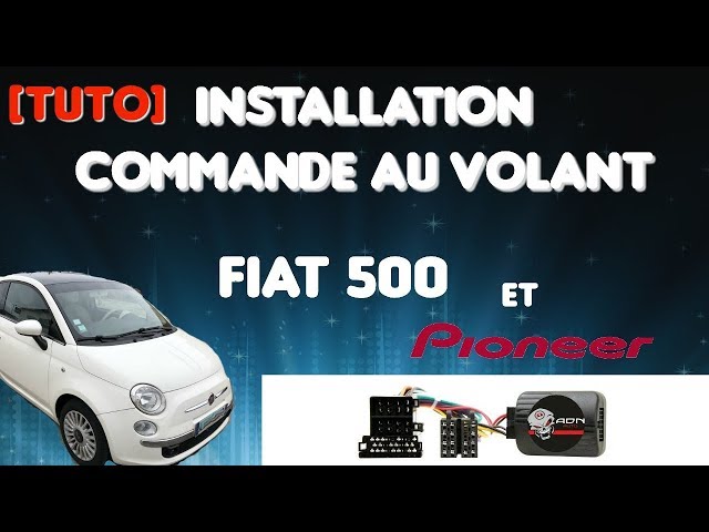 COMMANDE VOLANT Fiat 500 2016 et après AVEC Uconnect basique