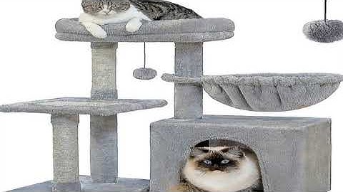 Cat tree Cat Tower for Indoor Cats 2 Styles Cat Activity Tree with Cat Scratching Posts Big Ham