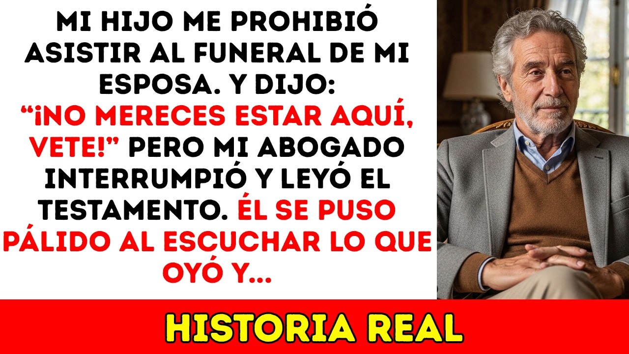 Mi Hijo Me Prohibió Ir A Su Funeral, Pero Cuando El Abogado Leyó El Testamento... Historias De Vida