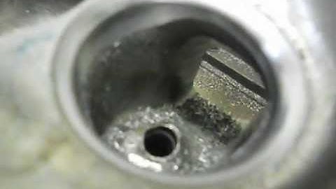 How to throat out V8 valve seat for 4th of a 5 angled valve seat job