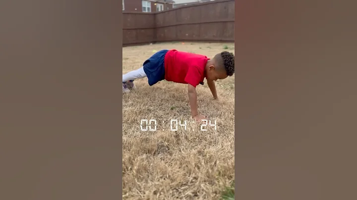 7 year old fitness guru! #fitness #abs #workout #kidsworkouts #bodyweight #fullbodyworkout #kids