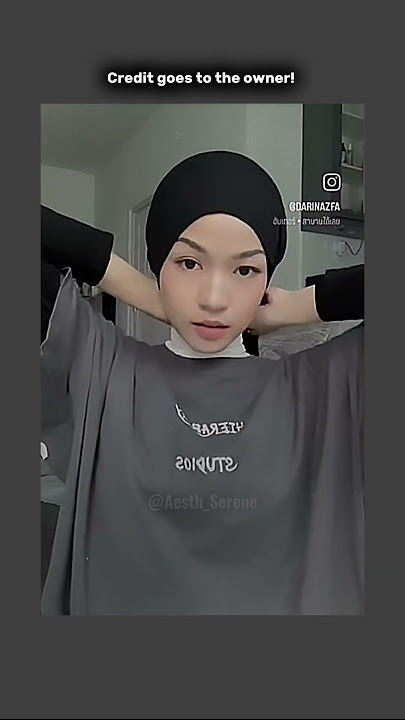 No inner cap hijab style! #hijab #hijabialhaya #fashiontrends #fypシ゚ #abaya
