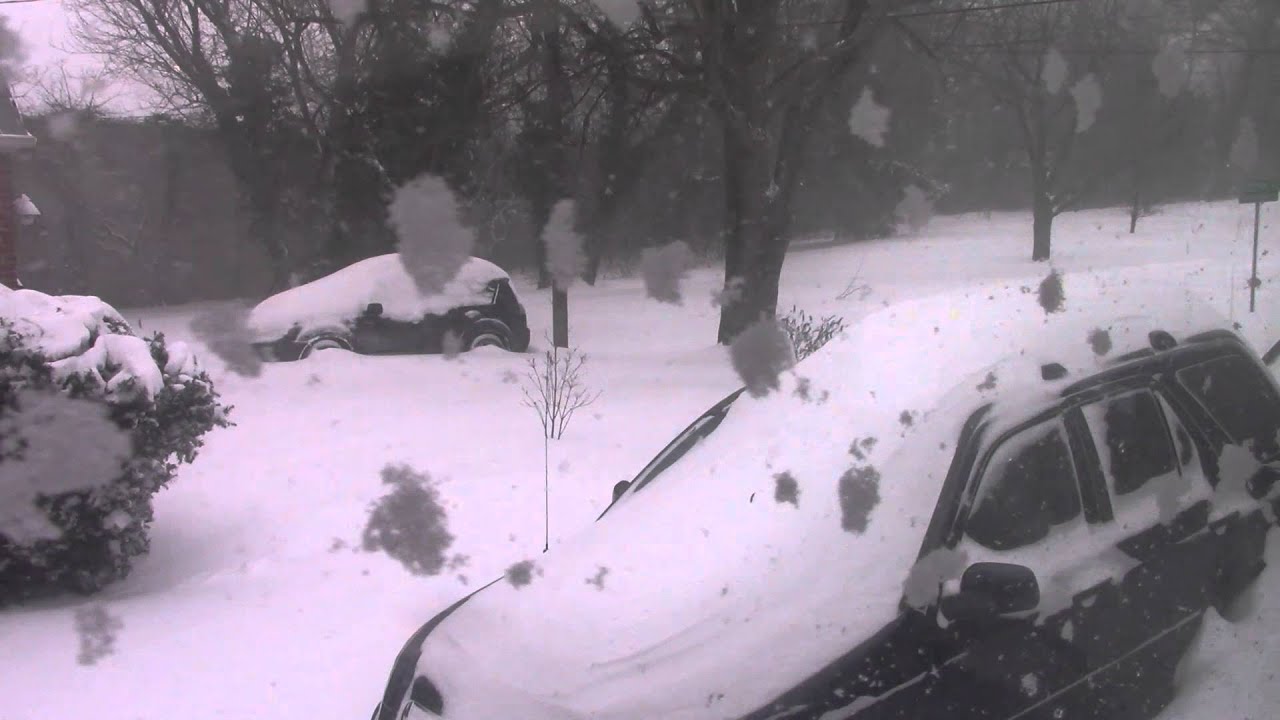 2016 Blizzard Jonas TimeLapse of ~71 hours - YouTube