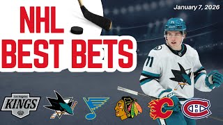 NHL Triple Pack: Hockey Predictions and Best Bets | Best Hockey Picks Jan 7, 2026