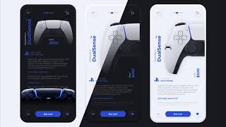 PlayStation 5 app UI/UX Design concept screenshot 2