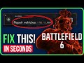 How to Fix BF6 Repair Vehicle Challenge Not Working