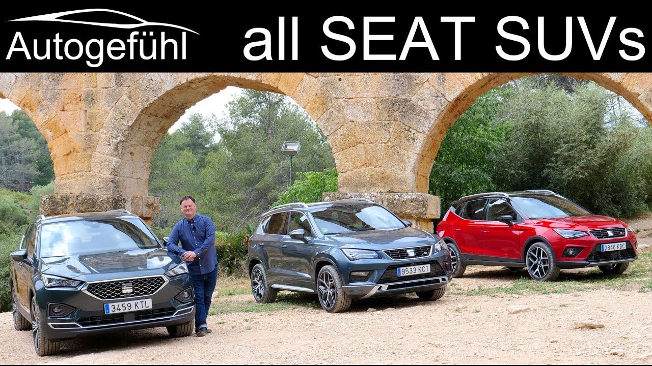 Suv Vergleich Seat Arona Vs Seat Ateca Vs Seat Tarraco Autogefuhl