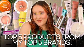 MY *TOP 5* PRODUCTS FROM MY *TOP 5* BRANDS! Cruelty Free & Drugstore Affordable Makeup Speed Reviews screenshot 5