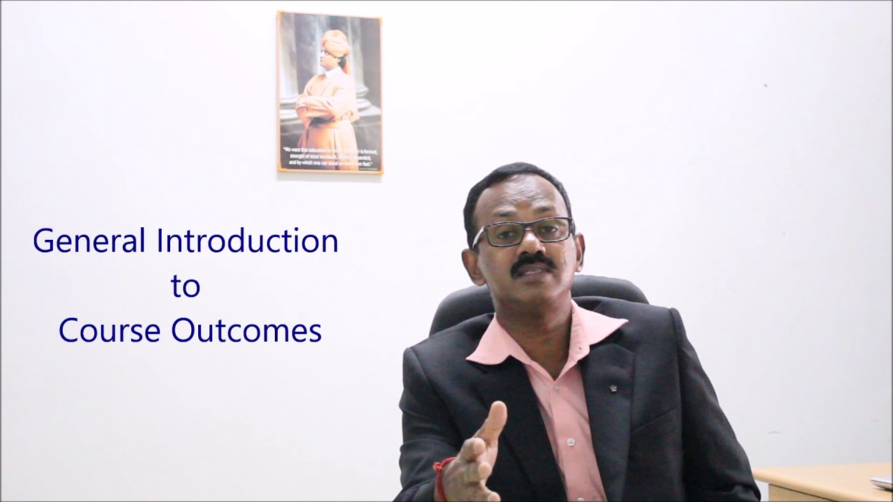 Lecture 06 of 15 - Outcome Based Education - OBE - Trainer Bhaskar ...