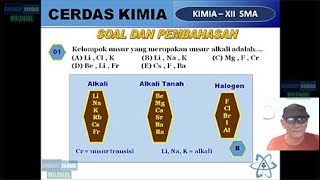 PEMBAHASAN SOAL LOGAM ALKALI DAN ALKALI TANAH - KIMIA XII SMA BAGIAN 1 PEMBAHASAN SOAL LOGAM ALKALI DAN ALKALI TANAH - KIMIA XII SMA BAGIAN 1