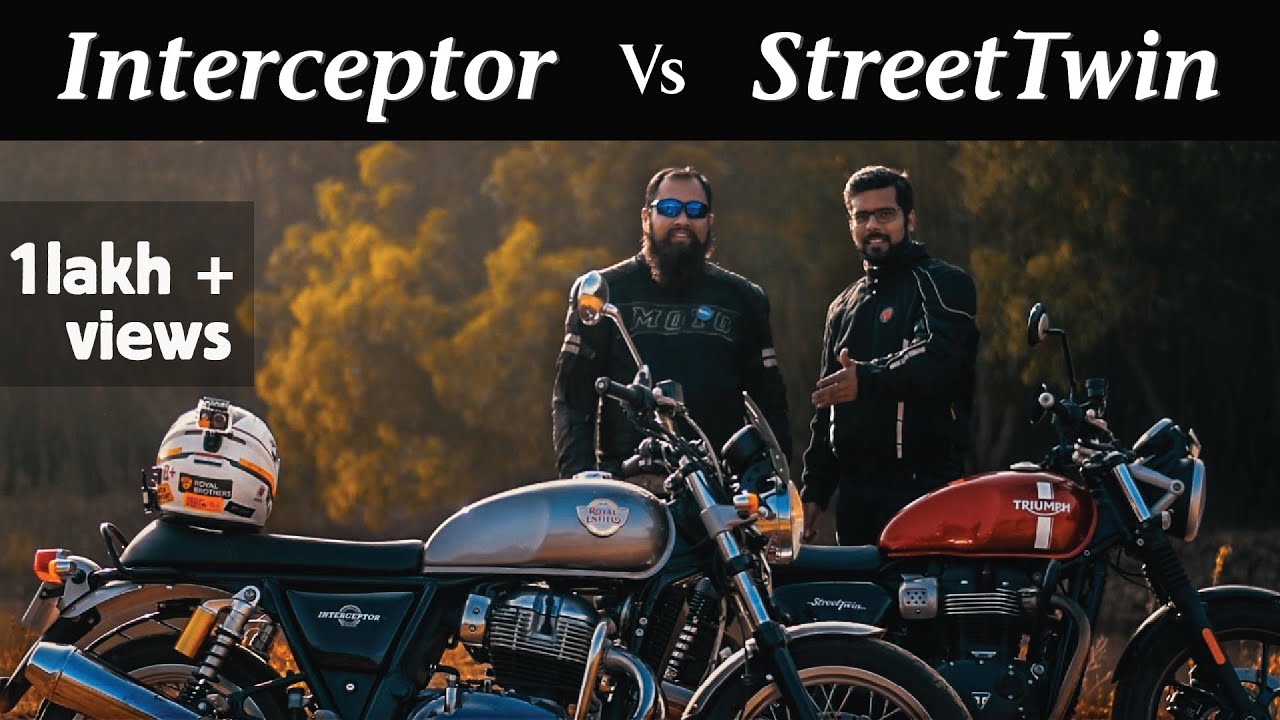 triumph street twin vs royal enfield interceptor