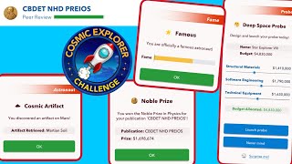 HOW TO COMPLETE THE COSMIC EXPLORER CHALLENGE | become a famous astronaut|win a Nobel prize |Bitlife