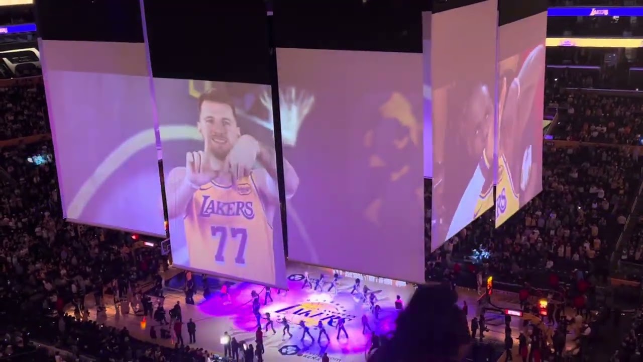 Lakers Team Introduction 2024-2025 Season Post Luka Trade