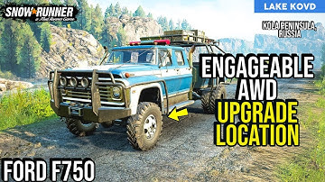 Engageable AWD Upgrade Location *New* Ford F750 in Snow*Runner